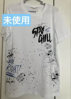 H&M 半袖Tシャツ 170cm 白　未使用　165
