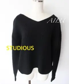 ☆STUDIOUS☆ ニット Fサイズ ブラック