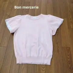 ボンメルスリーBon mercerie ピンク 半袖トップス 38