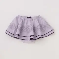 アナスイミニ　お花刺繍スカート