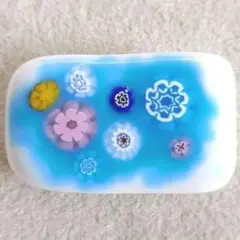 ミルフォリガラス 帯留め