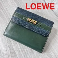 LOEWE 折り財布 カード入れ部分破損あり ロエベ