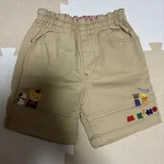 ミキハウス　 ベージュ　90 ショートパンツ