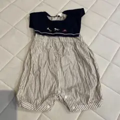 新品　コトリ　バースデイ　ロンパース　70
