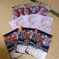 ONE PIECE 新宿　原宿　麦わらストア　チラシ　3種9枚セット