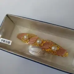 伊勢志摩 パール ヘアアクセサリー バレッタ