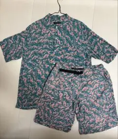 niko and セットアップ　Lサイズ　アロハ レーヨン