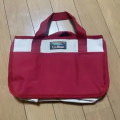 L.L.Bean レッドキャンバスハンドバッグ