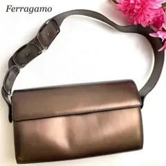 良品✨サルヴァトーレフェラガモ ワンショルダーバッグ ヴァラリボン レザー