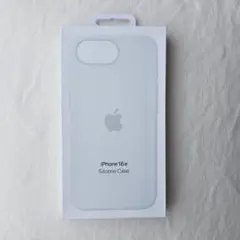 iPhone16e シリコーン ケース カバー ホワイト アップル 純正④