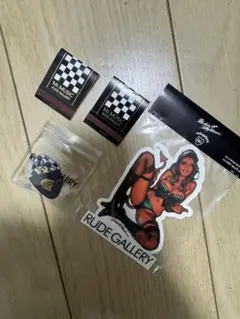 RUDE GALLERY ステッカーとピックとマッチセット