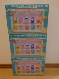 LEDライト付きフィギュアディスプレイコンテナBOX WHITE