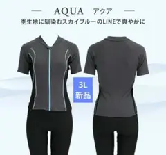 フィットネス水着　 3L グレー