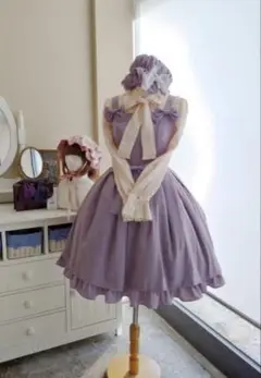 LIEF Noble Chiffon Bustle JSK＆ヘドレset