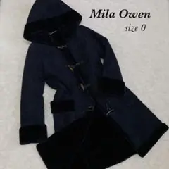 【高級感】Mila Owen フェイクムートン ダッフルコート ミラオーウェン