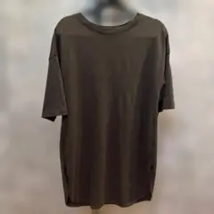 GU ダークブラウン ショートスリーブ Tシャツ Sサイズ