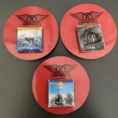 AEROSMITH エアロスミス ピンズカプセル ピンバッジ ガチャ 3種セット