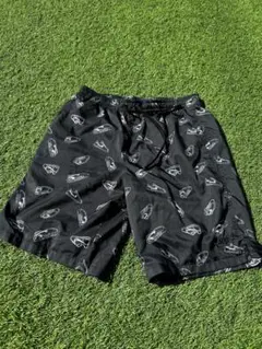 Nike スニーカー柄 ショートパンツ ブラック