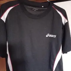 asics 陸上用シャツ 黒