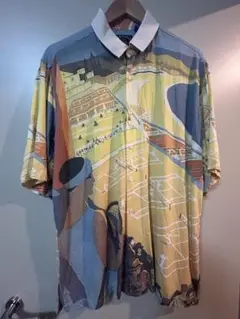 アロハシャツ　ポロシャツ　 Mサイズ
