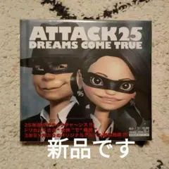 未使用 ATTACK 25 DREAMS COME TRUE CD DVD