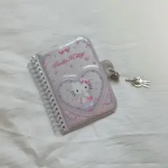 サンリオ キティ 鍵付きノート