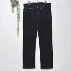 E1108リーバイス✤良品✤ブラックデニムパンツ ジーンズ Gパン 514 黒