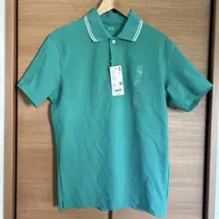 【新品タグ付】UNIQLO ドライカノコ 襟ライン ポロシャツ S