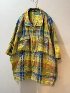 ニコアンド チェック柄シャツ