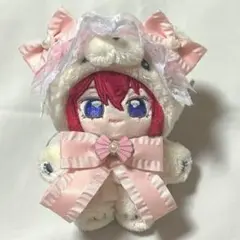 ぬい服 いつぬい ぬいぐるみ用 リボン ピンク
