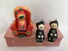 バリ猫　3匹／バリ島お土産