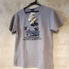 ミッキー ミニー Tシャツ Lサイズ グレー