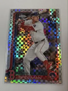 ALEX BREGMAN REDSOX CHROME X-Fractor
