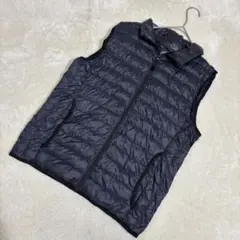 UNIQLO ウルトラライトダウン　ダークグレー キルティングベスト　Mサイズ