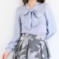 ミッシュマッシュ MISCH MASCH ボウタイブラウス袖ニット 長袖 ニット