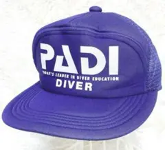 PADI DIVER キャップ　★フリーサイズ　　90s