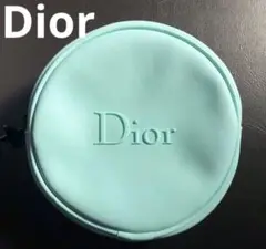 ディオールDior BEAUTE 丸形ポーチ 水色 可愛い コスメポーチ