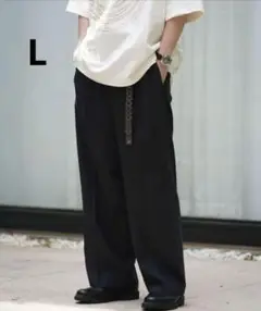 LIDNM　SUMMER WOOL SLACKS (24ss)　Ｌ