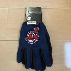 MLB インディアンズ スポーツ用手袋 ネイビー