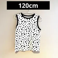 ★ダルメシアン柄タンクトップ120cm★