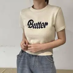 doula doula/ハーフスリーブニットトップス