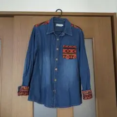 チチカカ 美品 デニムシャツ ジャケット チャイハネ マライカ ワンピ コート