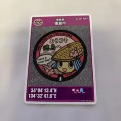 徳島市 マンホールカード