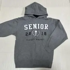 fostens US古着 SENIOR スウェットパーカー　グレー アメカジ