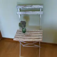 ヴィンテージ 折り畳み ガーデニングチェア
