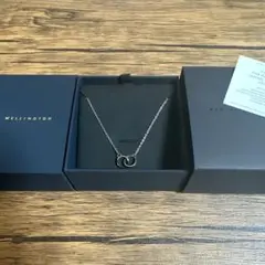 ダニエルウェリントン　ネックレスシルバー　ダブルリング