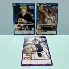 ハンターハンター　ミラバト　ウボォーギン　フランクリン　フィンクス　３枚セット