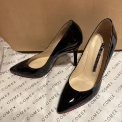 COMEX ブラック ハイヒール　23