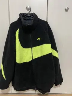 Nike フリースジャケット ブラック/イエロー