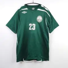 UMBRO RIVER.FC 背番号23 サッカーユニフォーム 緑×白 日本製